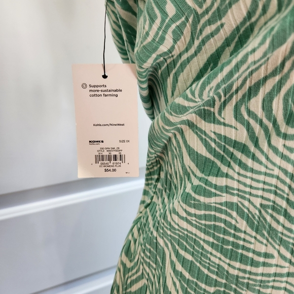 Nine West women's one shoulder midi dress - Picture 4 of 7